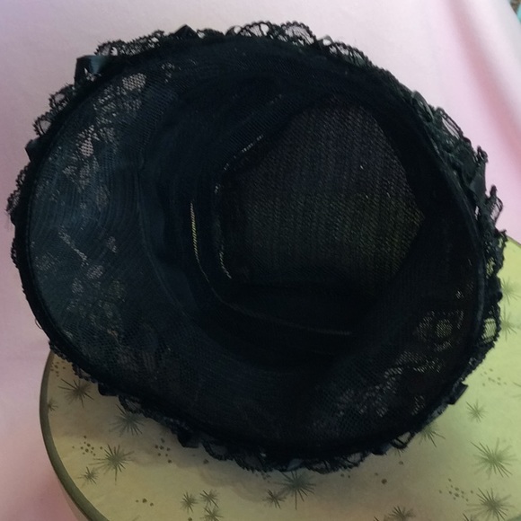 FINAL SALE PRICE Starburst/Clear Hatbox + 2 Vintage Hats - Picture 8 of 9